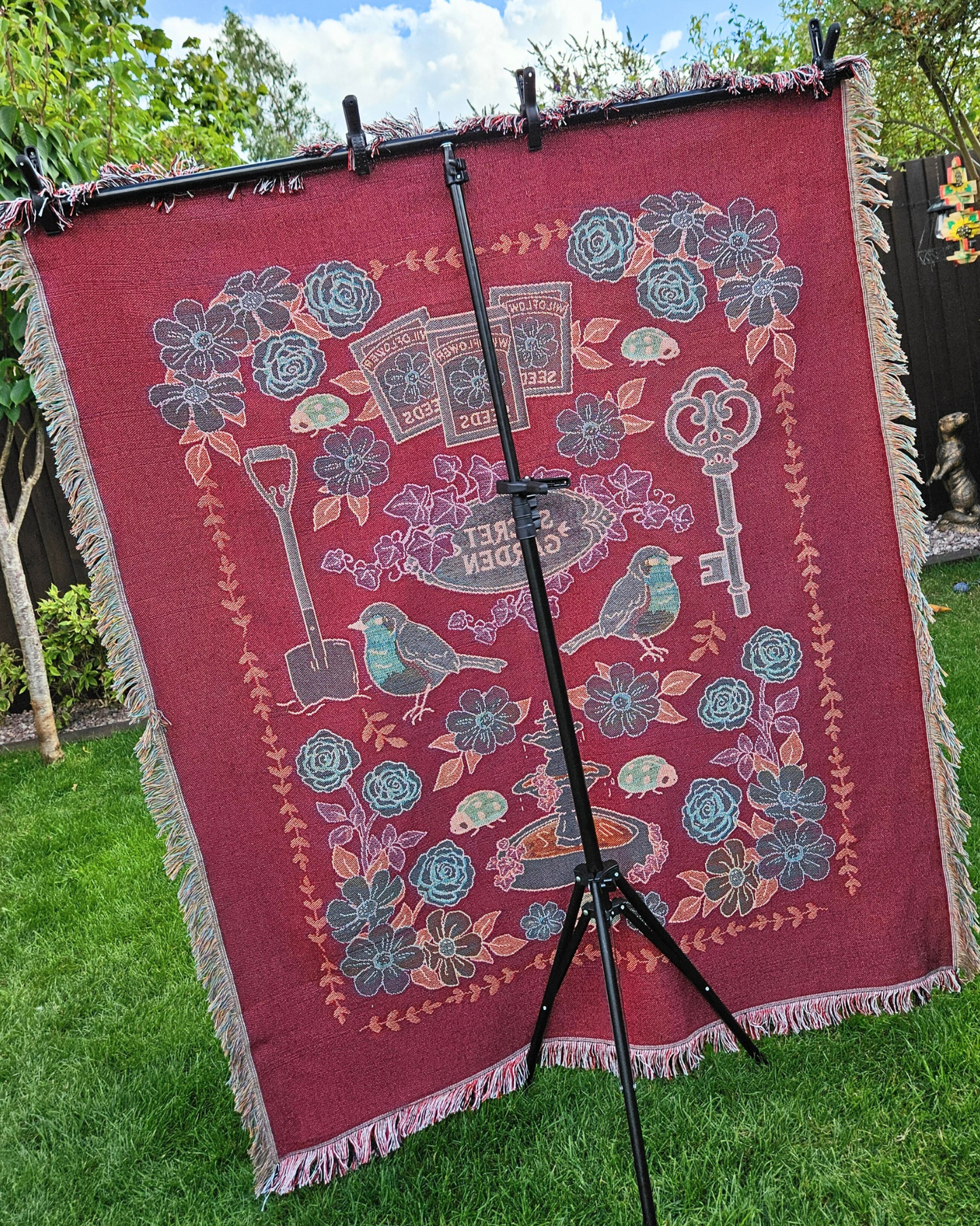 Secret Garden Woven Blanket