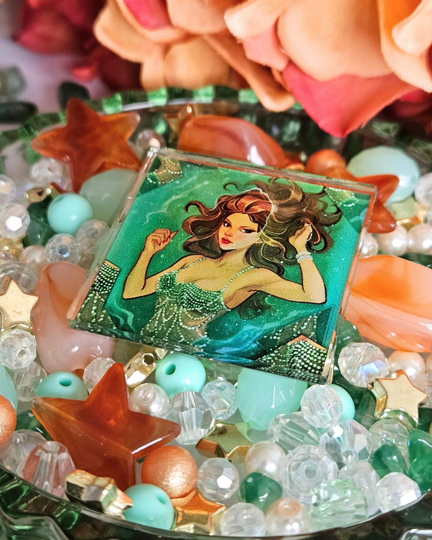 Showgirl Cover Acrylic Pin
