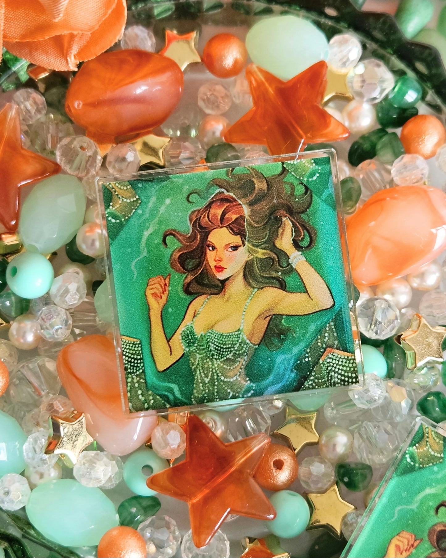 Showgirl Cover Acrylic Pin