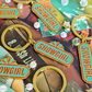 Showgirl Enamel Keychain