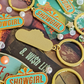 Showgirl Enamel Keychain