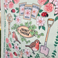 Secret Garden Fleece Blanket