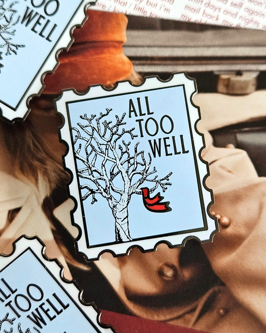 All Too Well Stamp Enamel Pin