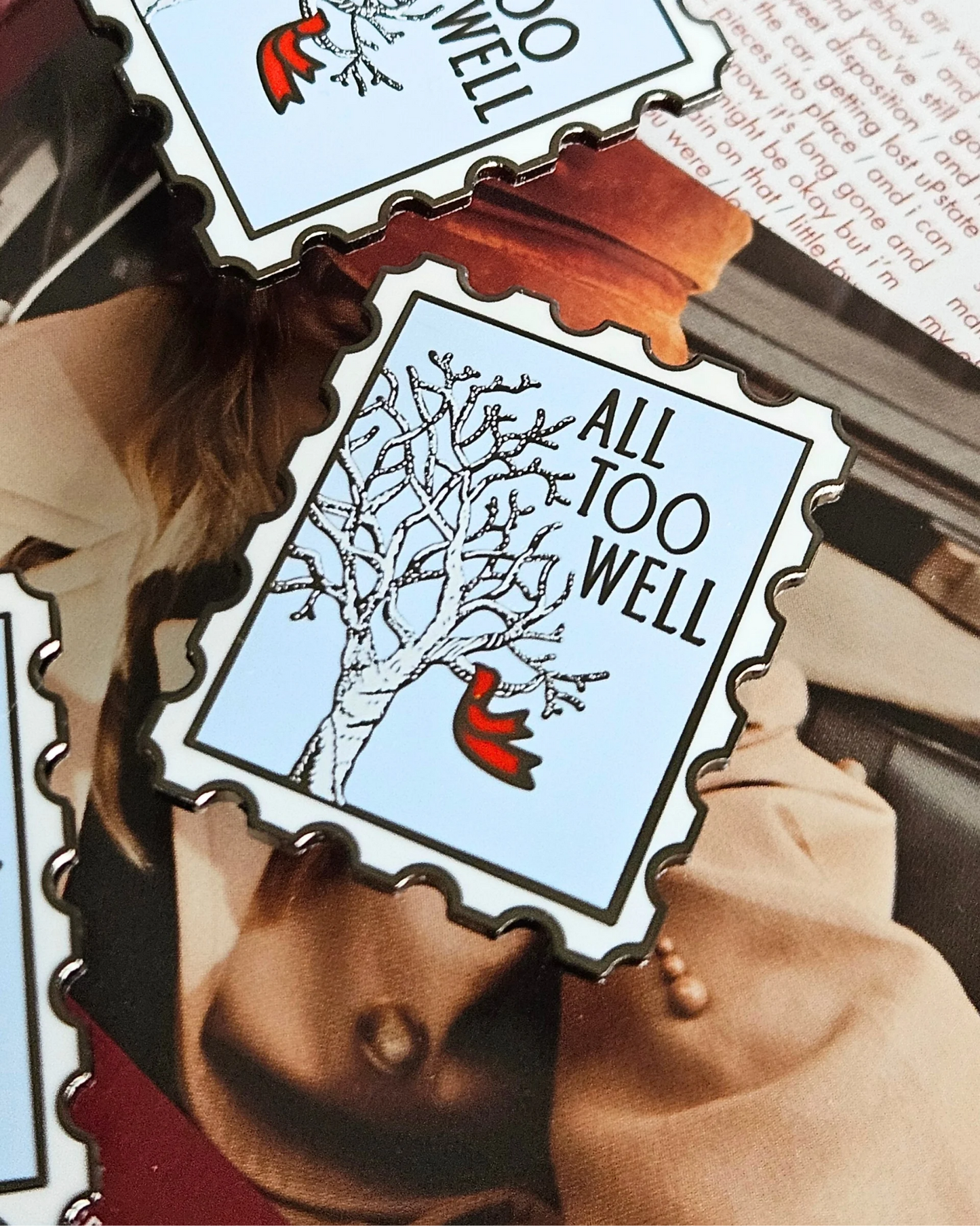 All Too Well Stamp Enamel Pin