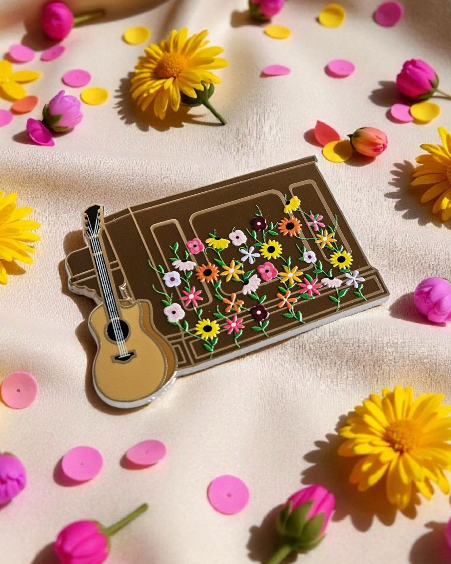 Eras Acoustic Piano Enamel Pin