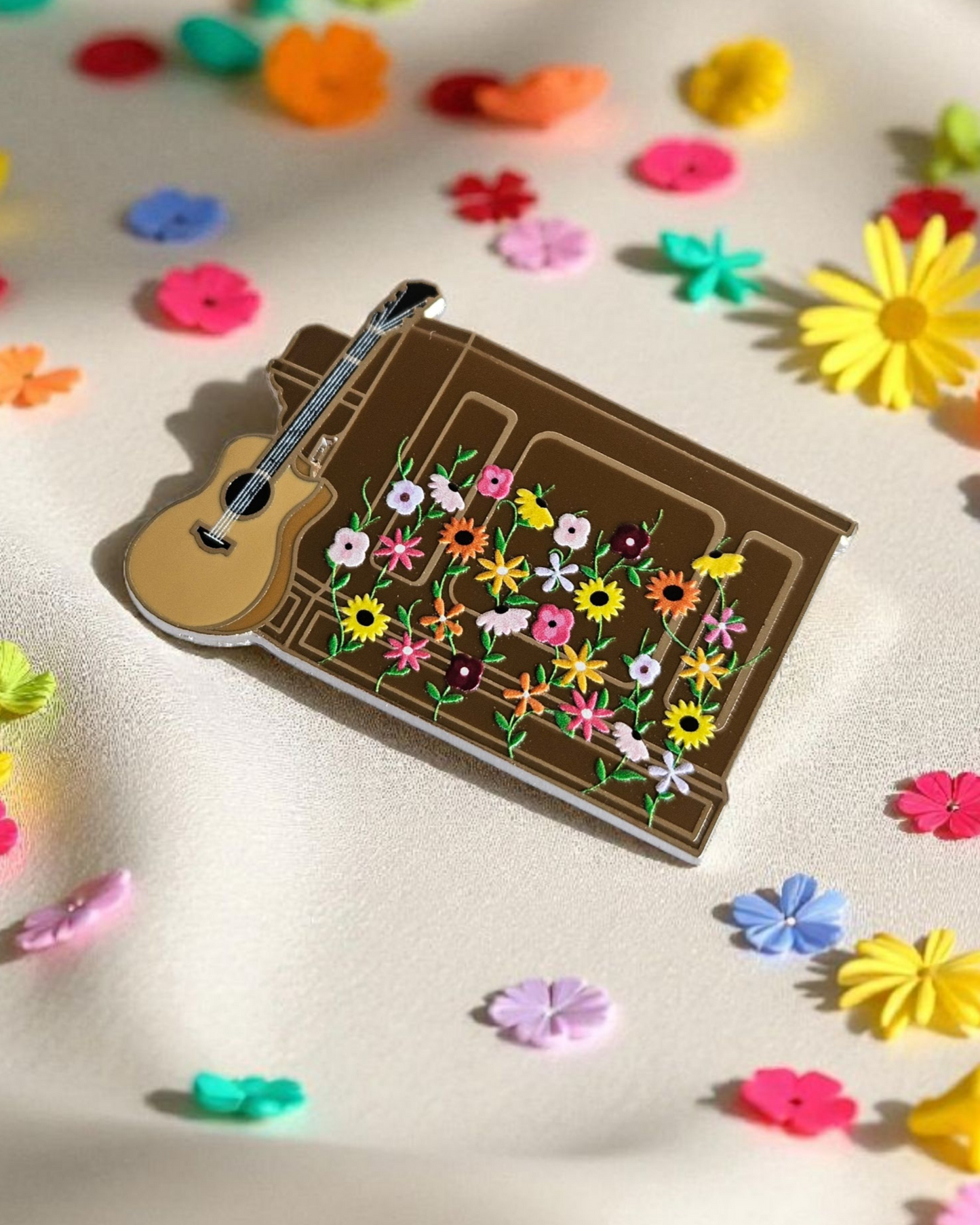 Eras Acoustic Piano Enamel Pin