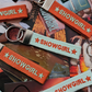 Showgirl Embroidered Keychain