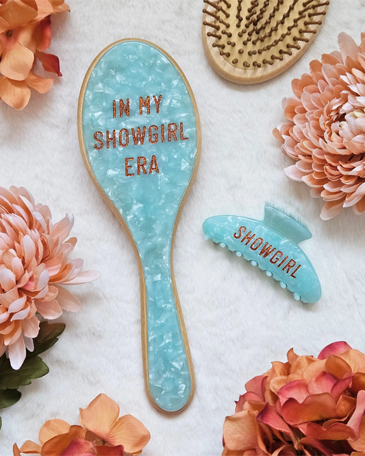 Showgirl Hair Brush + Claw Clip