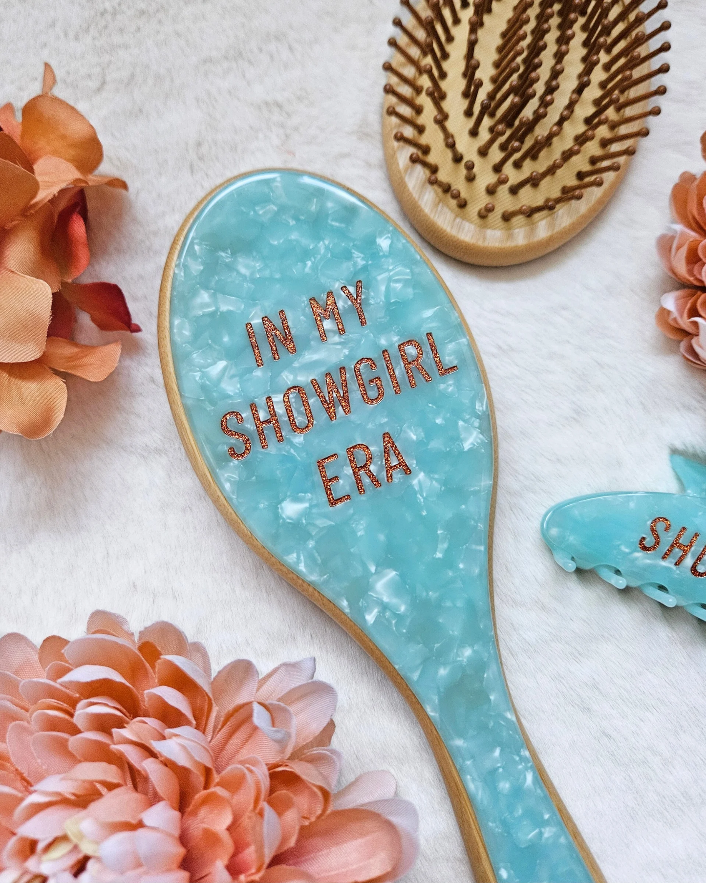 Showgirl Hair Brush + Claw Clip
