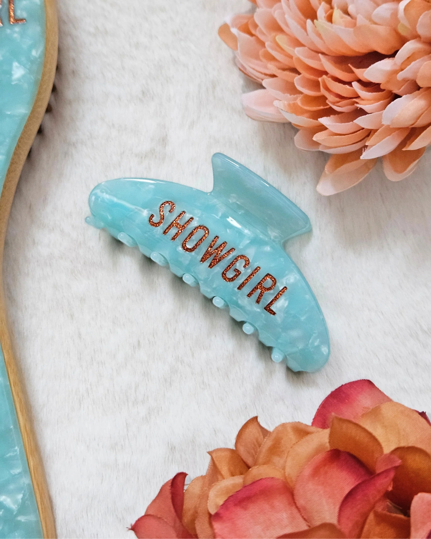 Showgirl Hair Brush + Claw Clip