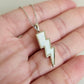 Opalite Lightning Bolt Necklace