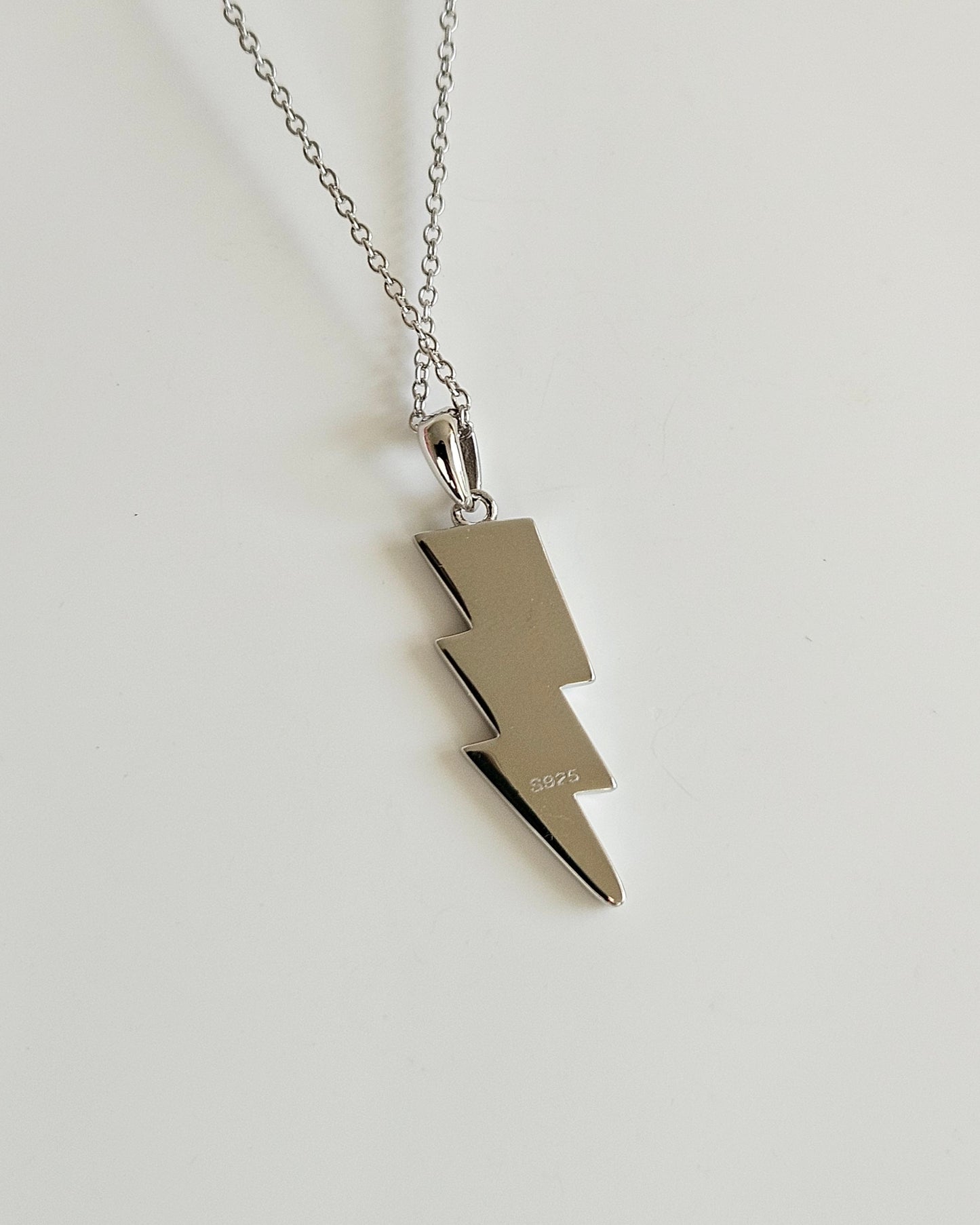 Opalite Lightning Bolt Necklace