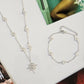 Opalite CZ Lightning Bolt Necklace/Bracelet