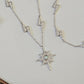 Opalite CZ Lightning Bolt Necklace/Bracelet