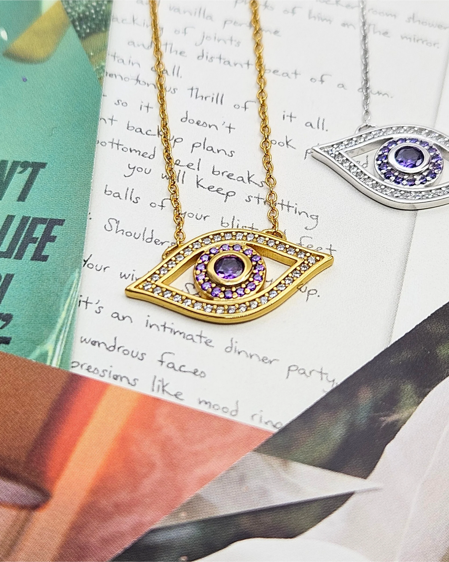 Violet Eye Necklaces