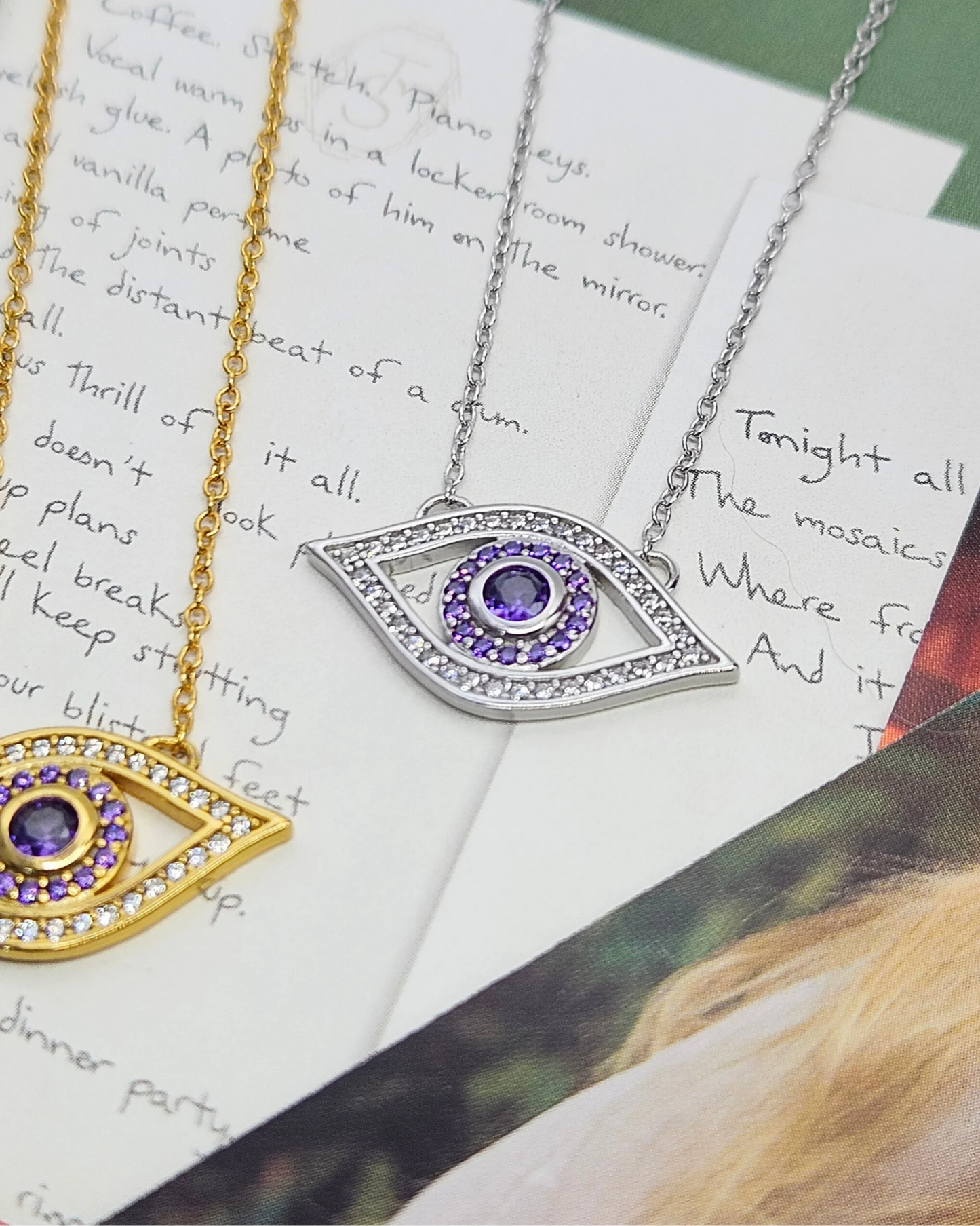 Violet Eye Necklaces