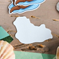 Otter Acrylic Pin/ Sticker