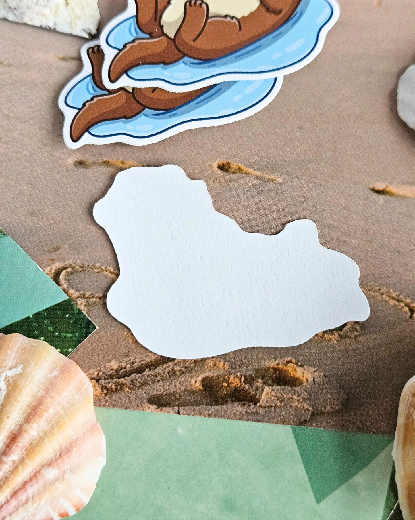 Otter Acrylic Pin/ Sticker