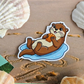 Otter Acrylic Pin/ Sticker