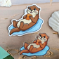 Otter Acrylic Pin/ Sticker
