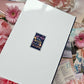 Moon & Saturn Card/Magnet/Sticker