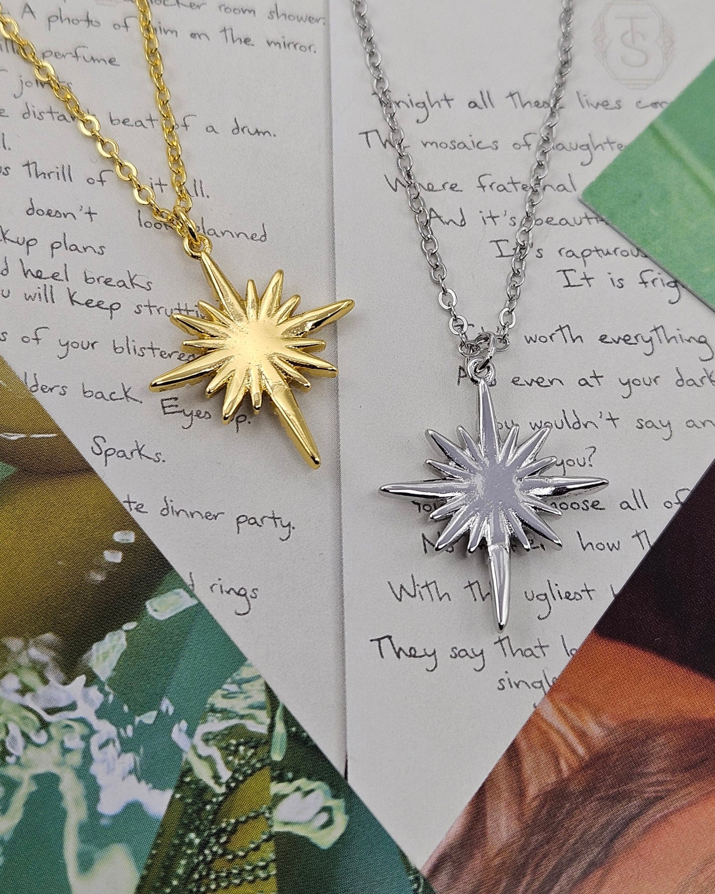 Opalite Starburst Necklaces