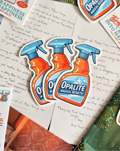 Opalite Spray Bottle Stickers