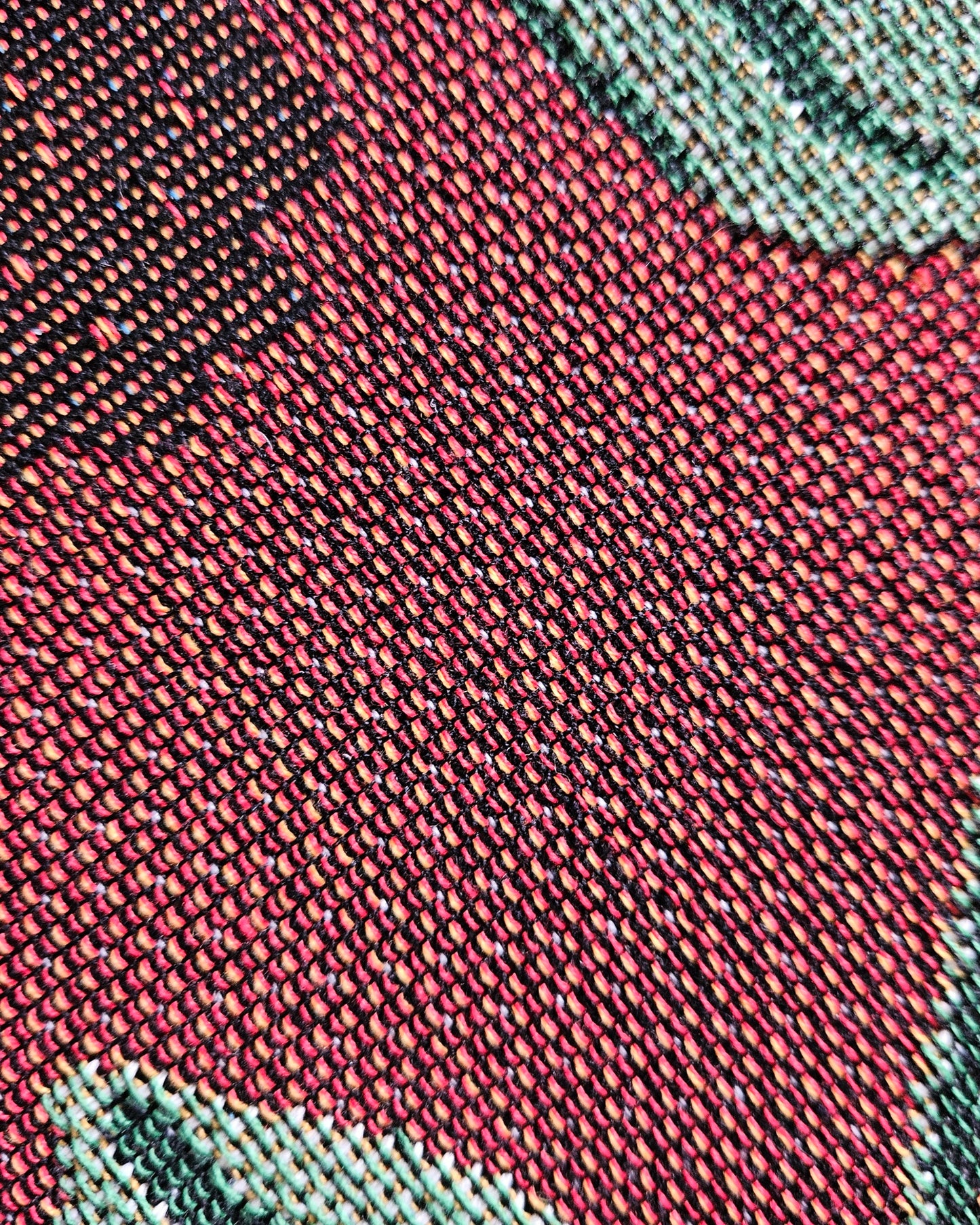 Acoustic Piano Flowers Woven Blanket