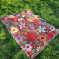 Acoustic Piano Flowers Woven Blanket