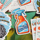 Opalite Spray Bottle Stickers