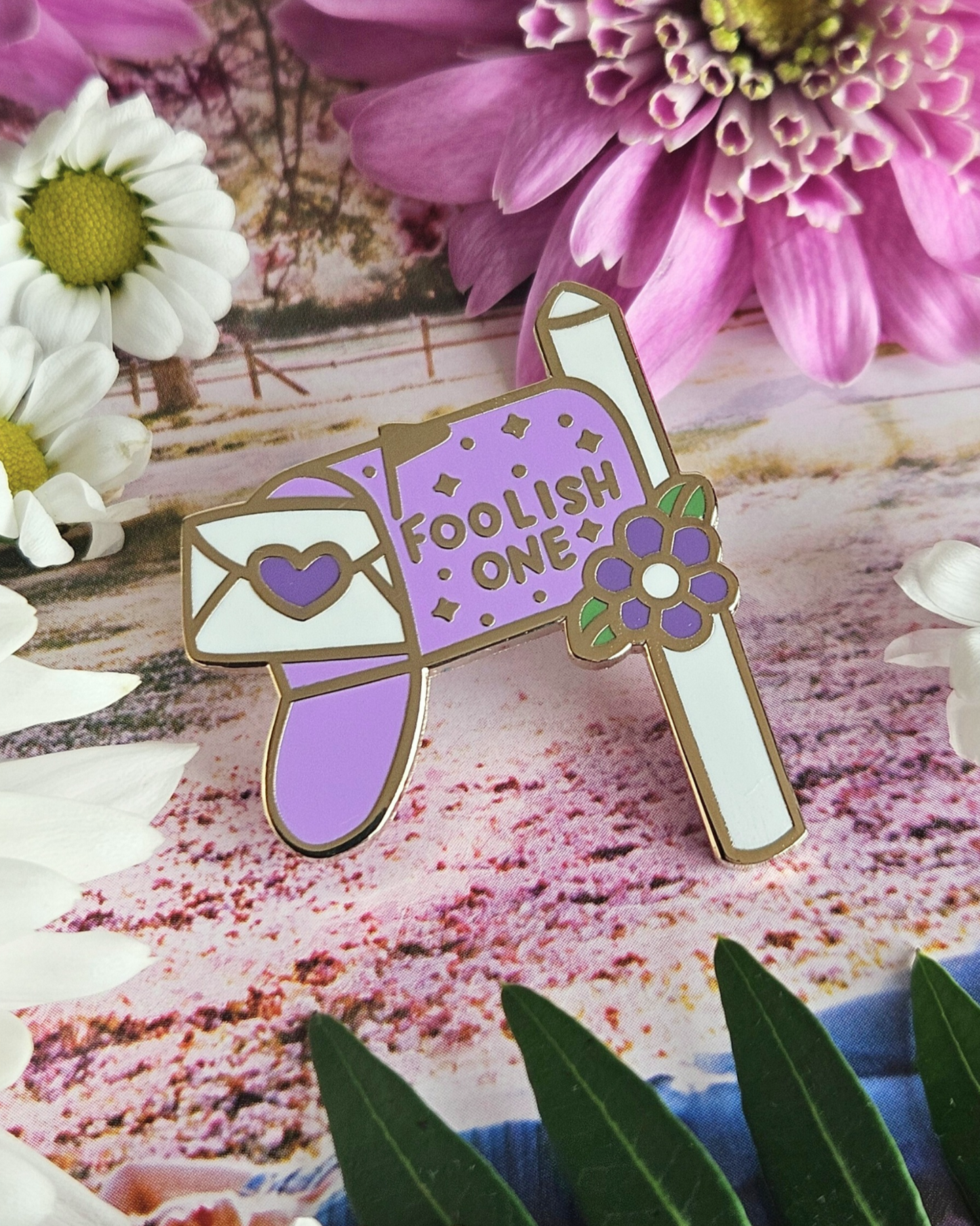 Foolish One Enamel Pin