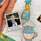Opalite Spray Bottle Enamel Pin