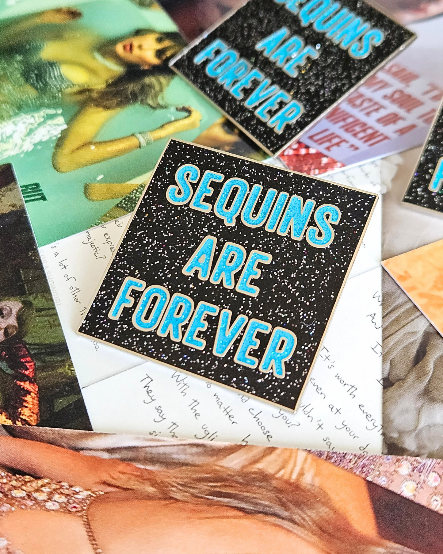 Sequins Are Forever Enamel Pin