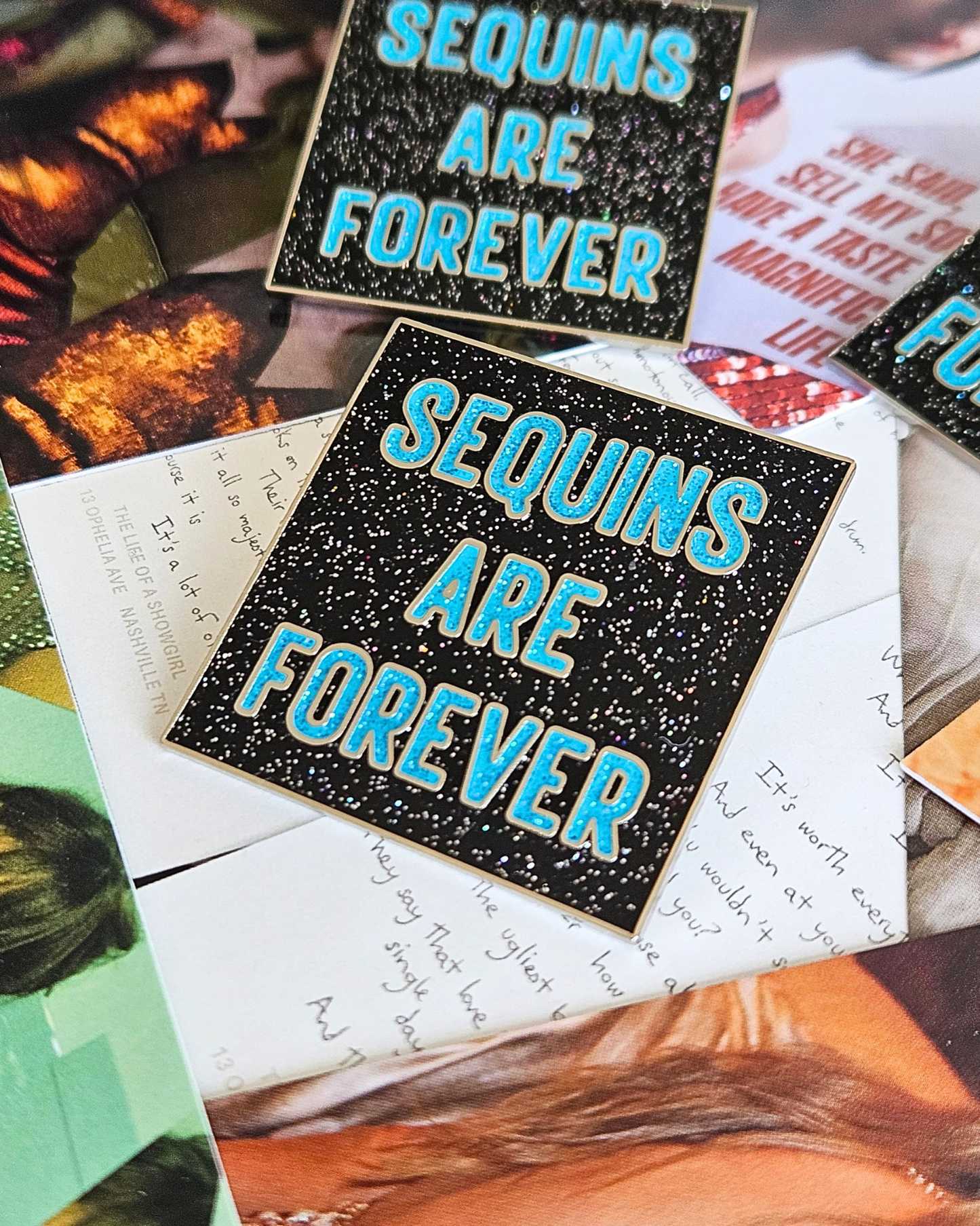 Sequins Are Forever Enamel Pin