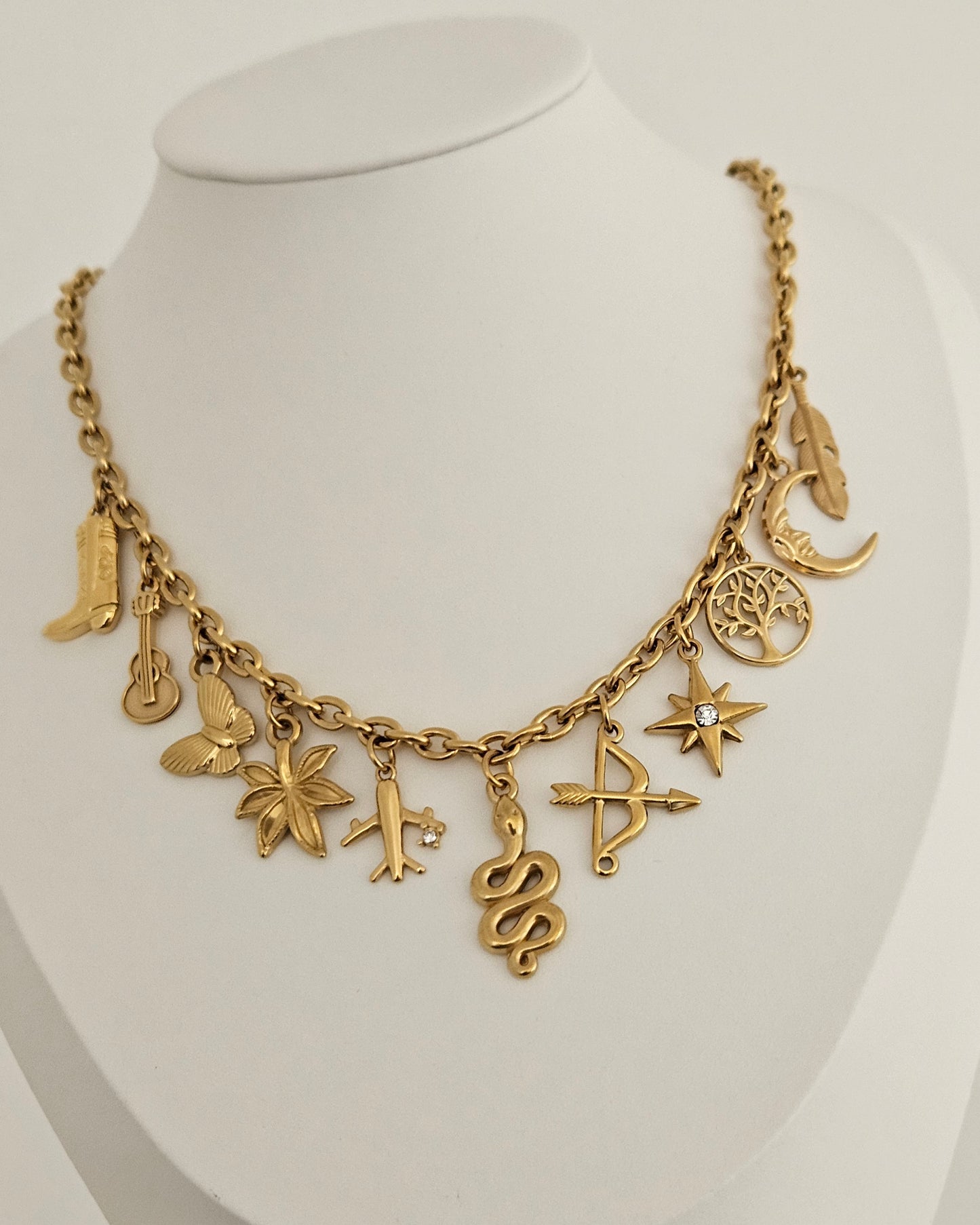 11 Album Gold Necklace