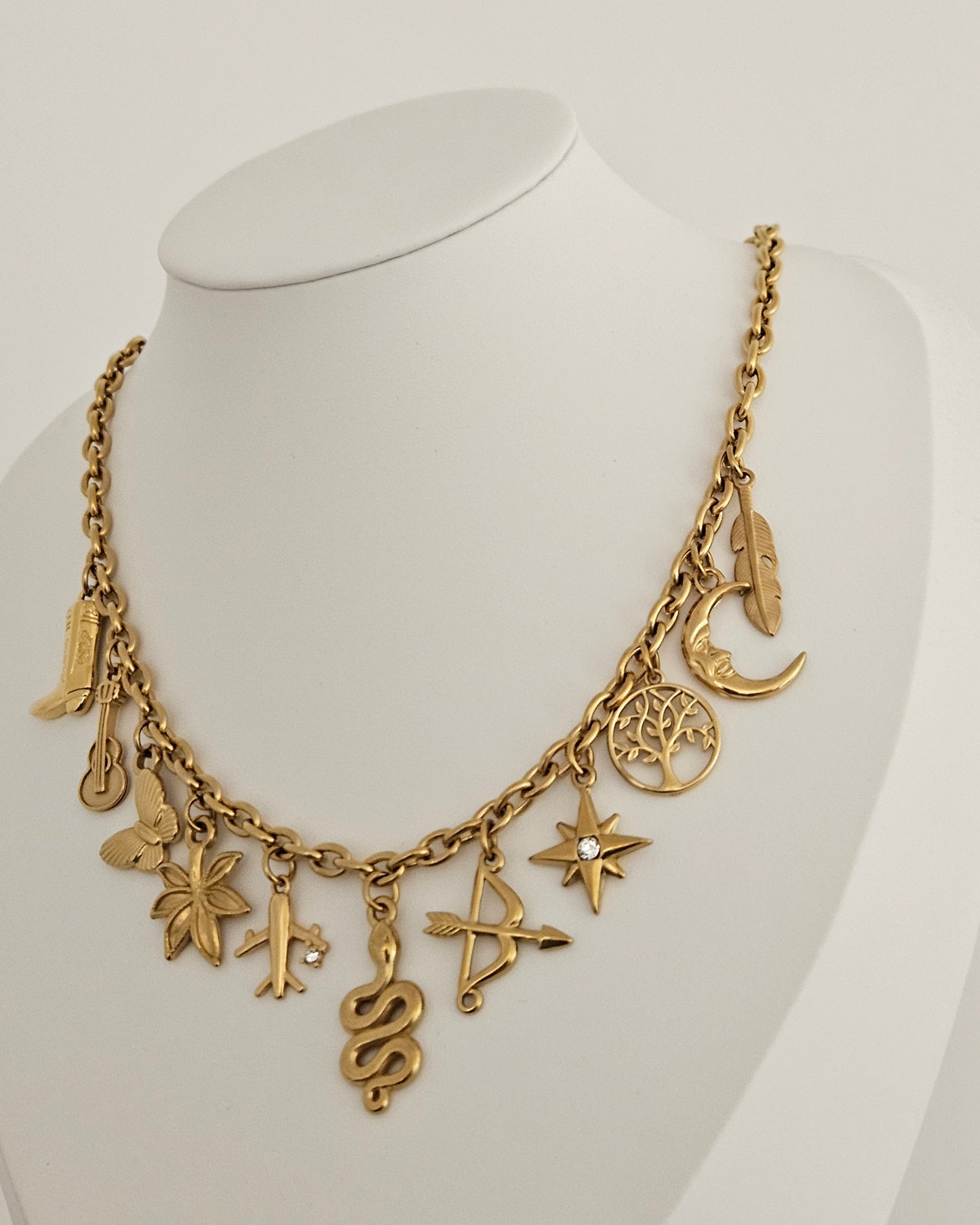 11 Album Gold Necklace