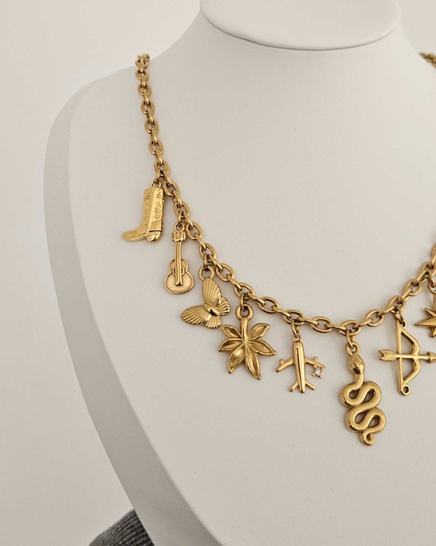 11 Album Gold Necklace