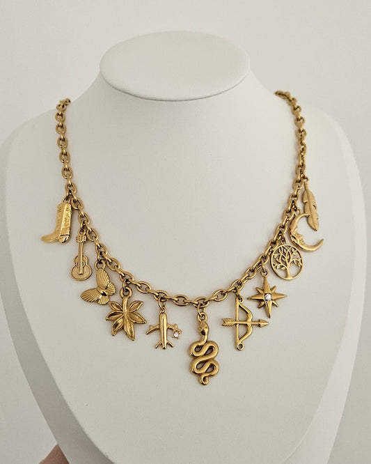 11 Album Gold Necklace