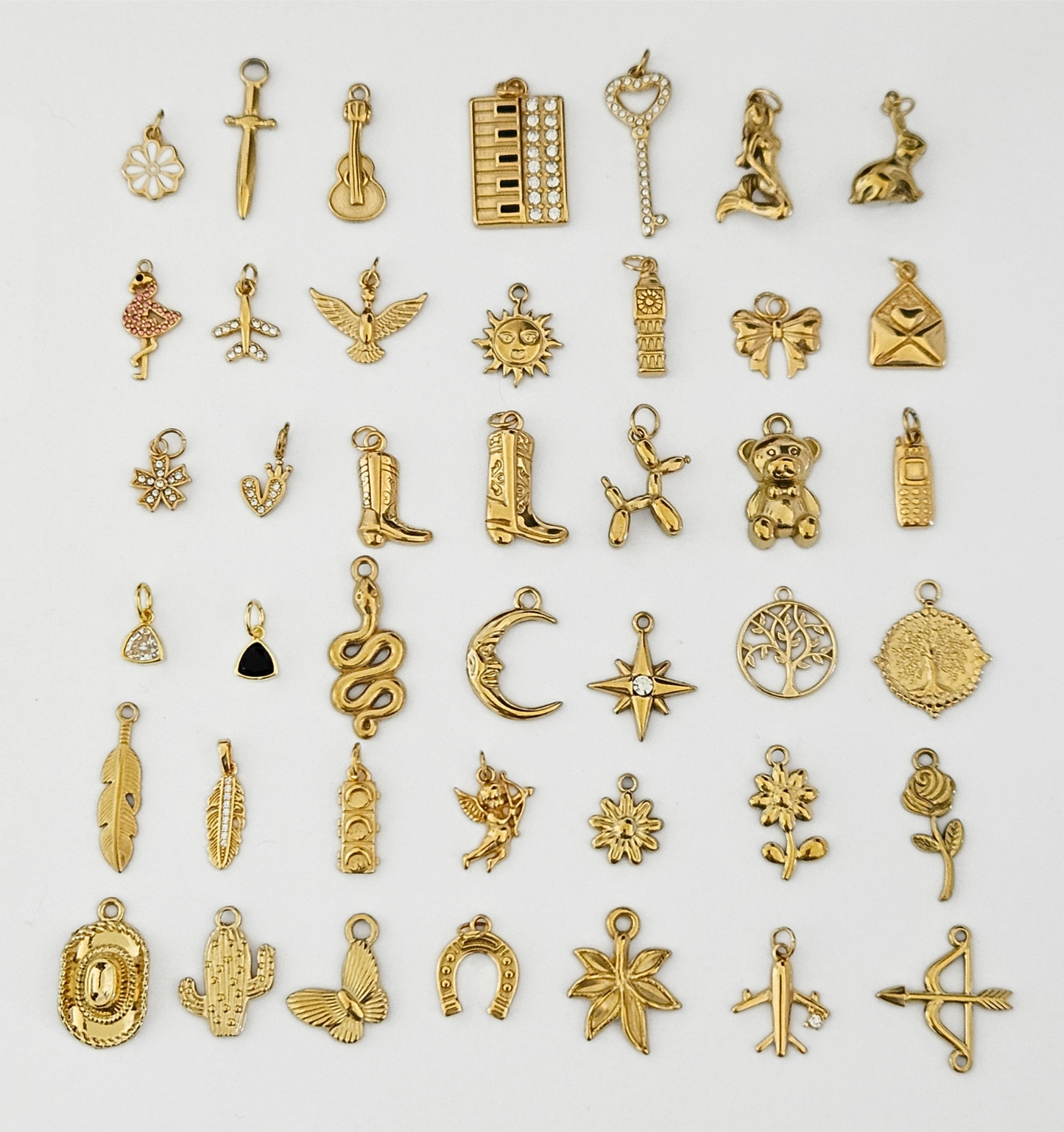 Various Charms Gold