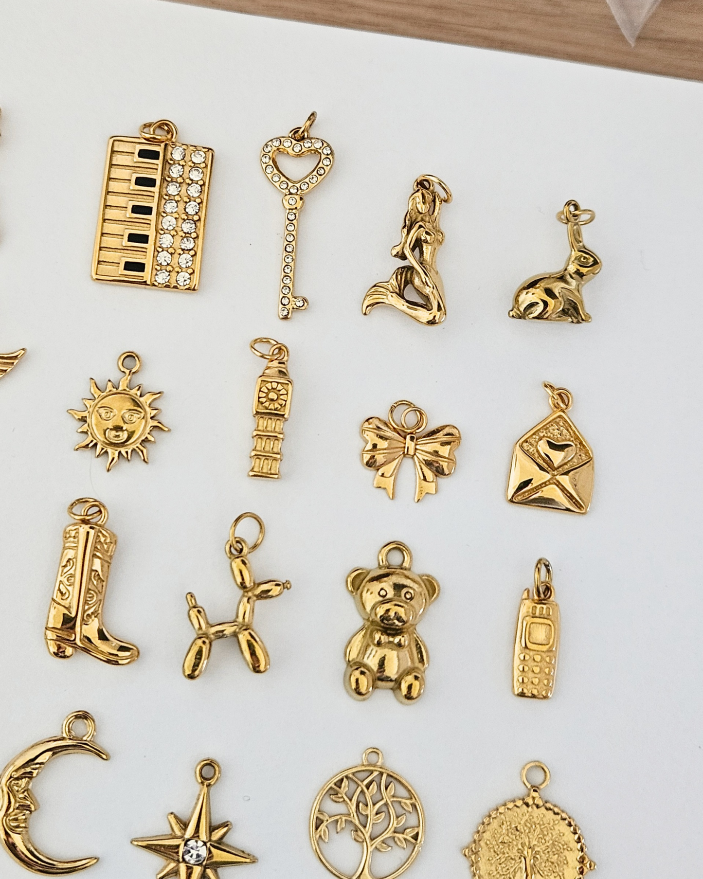 Various Charms Gold