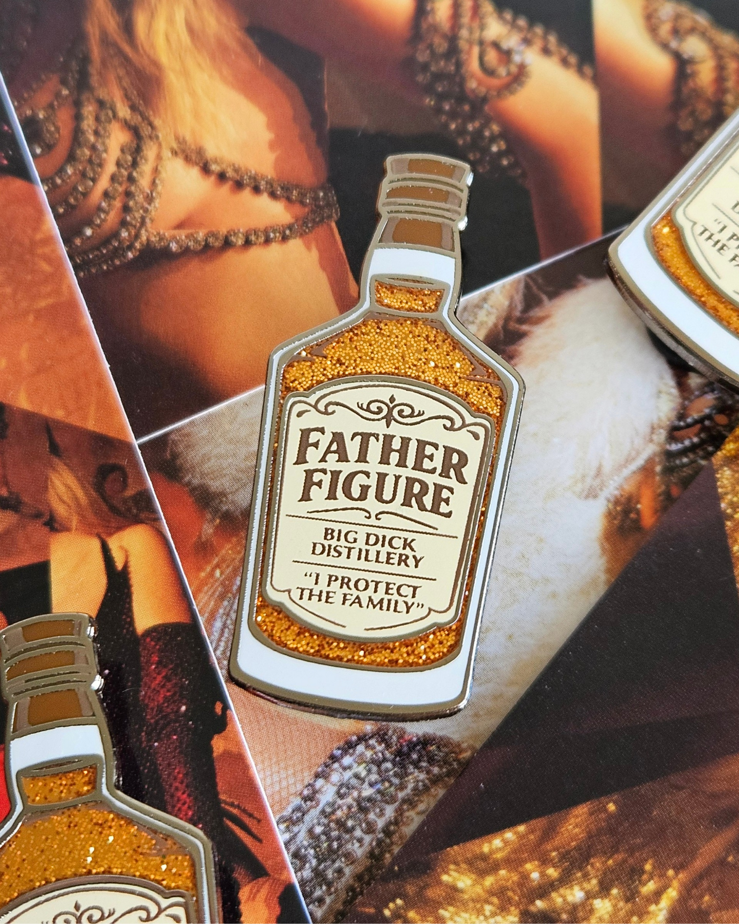 Father Figure Enamel Pin