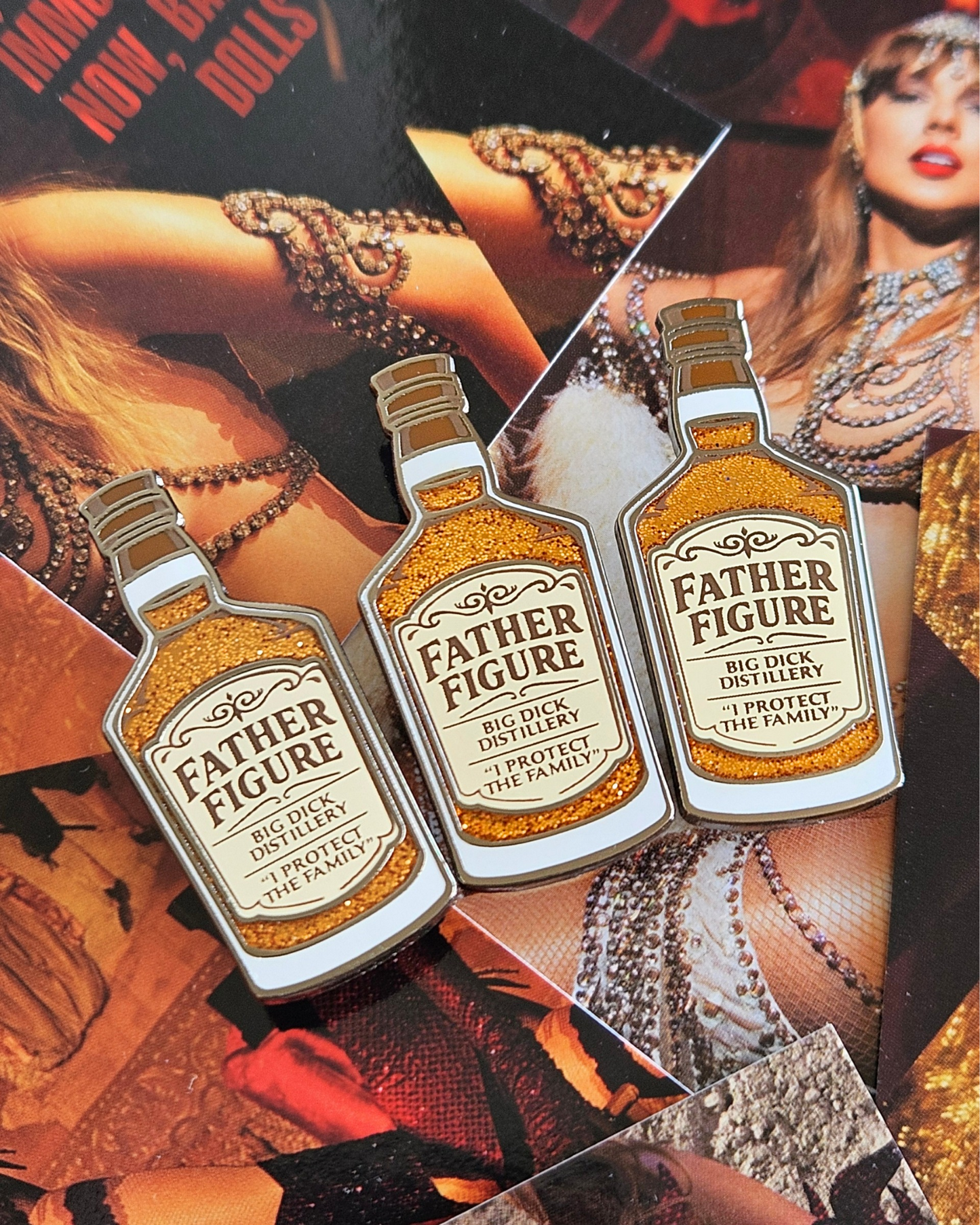 Father Figure Enamel Pin
