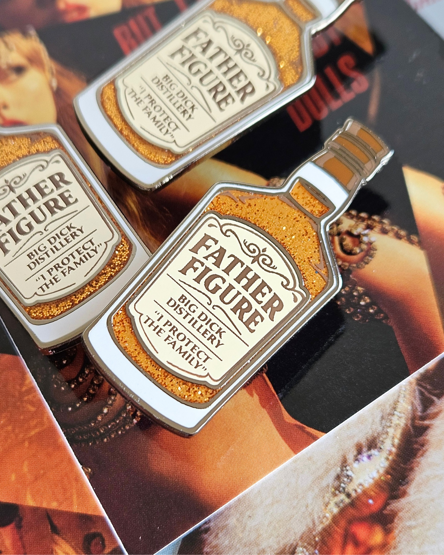 Father Figure Enamel Pin