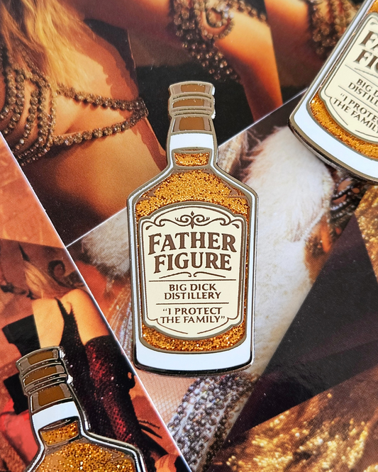 Father Figure Enamel Pin
