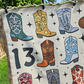 Cowboy Boots Woven Blanket