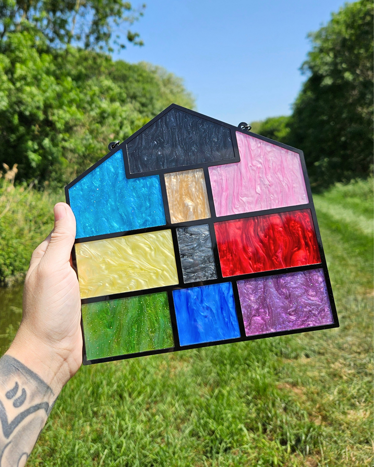 Lover House Acrylic Hanging Wall Art