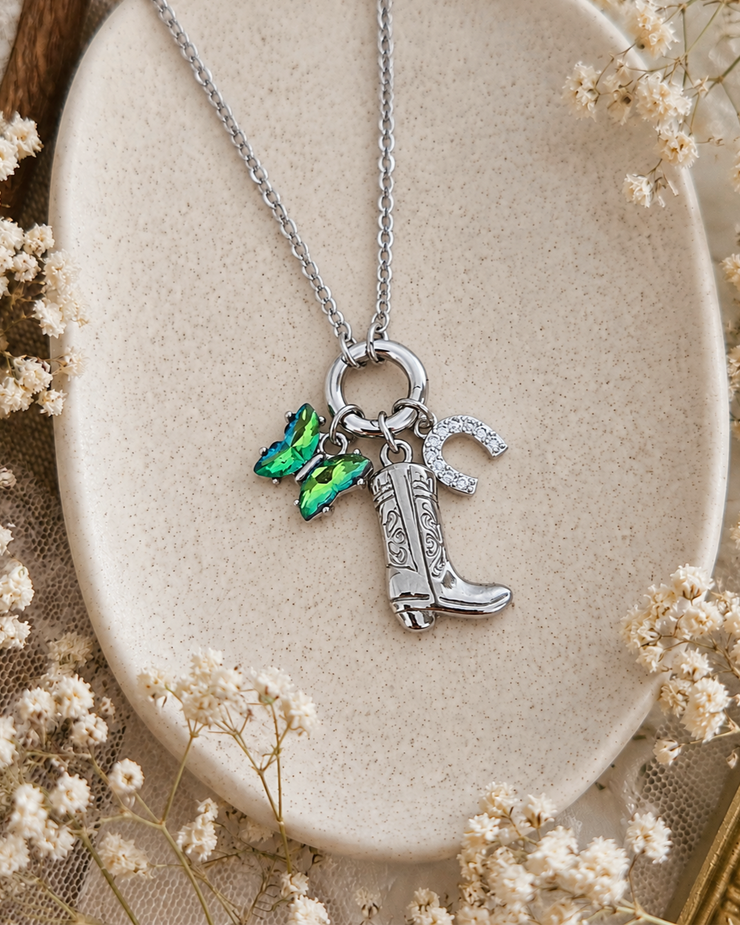Debut Charm Necklace (New, Butterfly)
