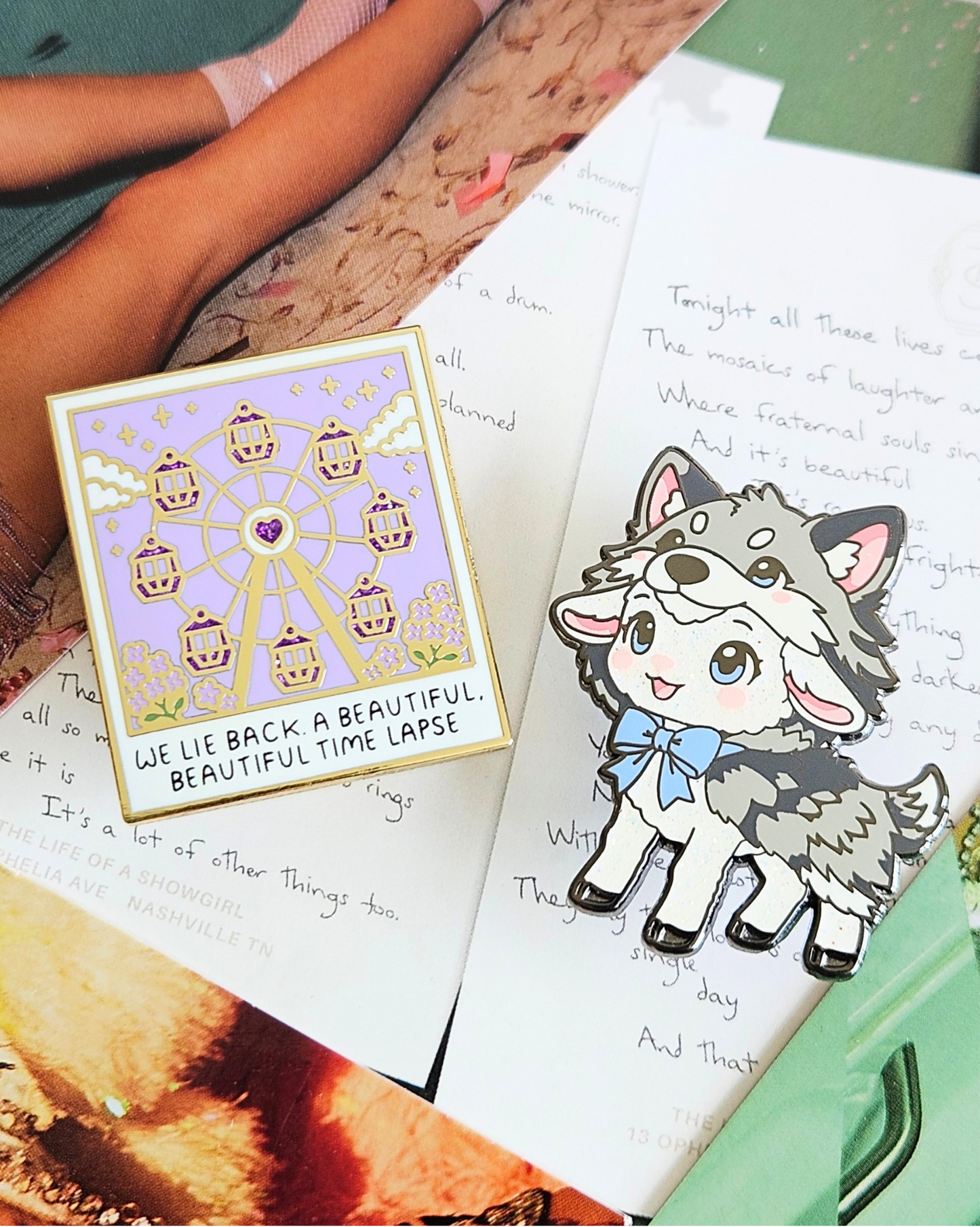 Eldest Daughter Ferris Wheel Enamel Pin