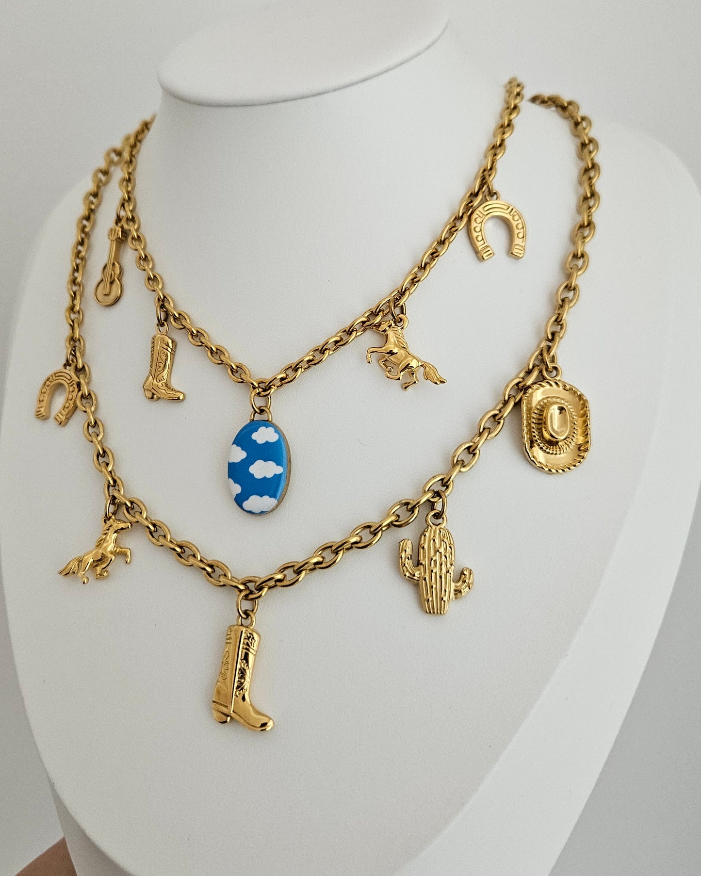 I Knew It I Knew You Charm Necklaces (multi charm)