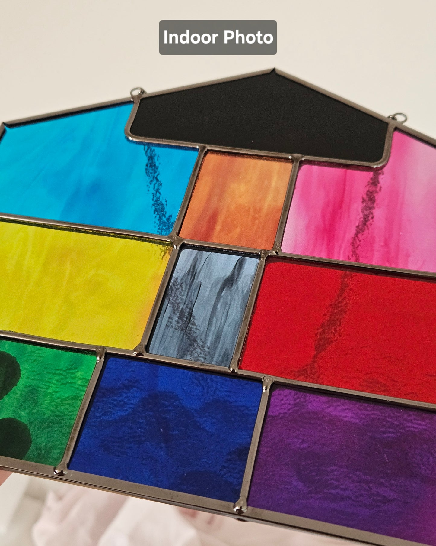 Lover House Stained Glass Suncatcher